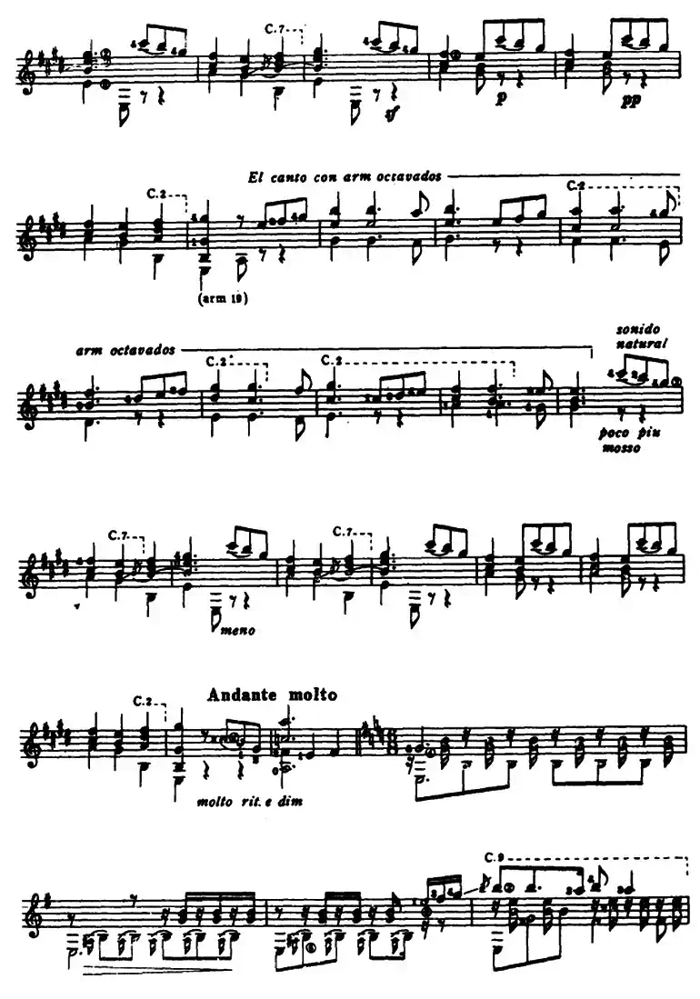 西班牙舞曲第五号（古典吉它）