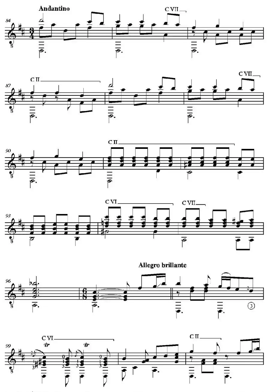 FANTASIA(Sobre motivos de la Traviata de Giuseppe Verdi)（古典吉他）