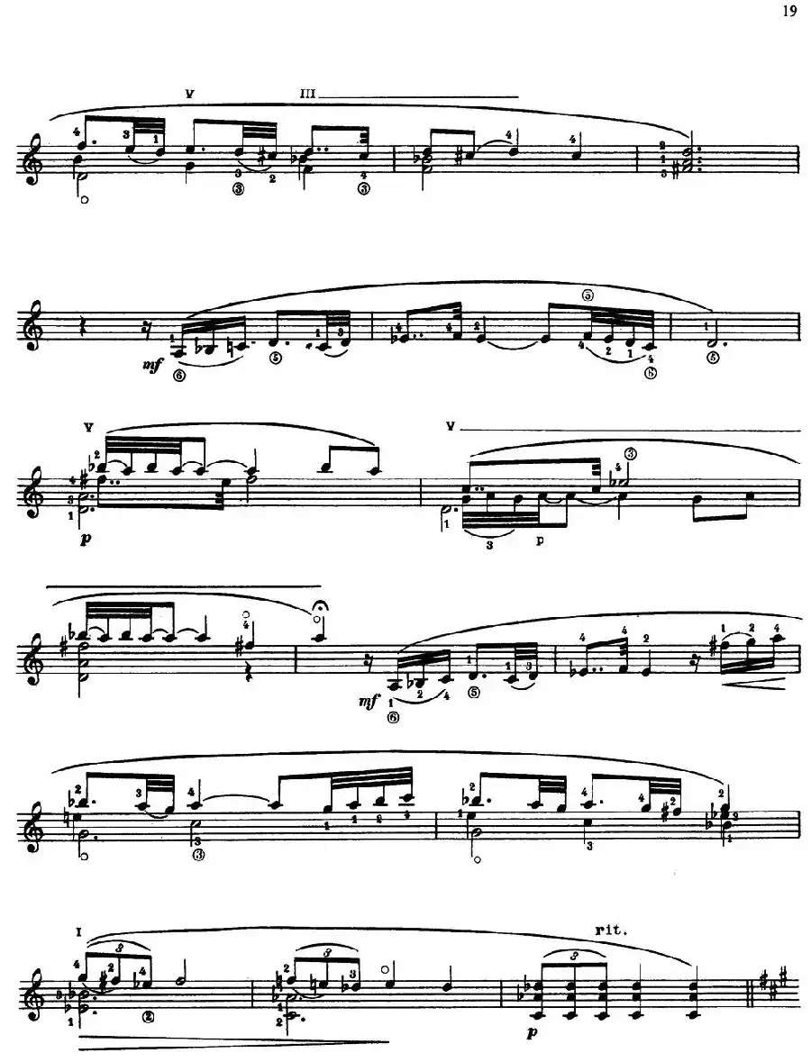 Joaquin Rodrigo Music for Guitar（罗德里戈吉他音乐P12-21）（古典吉他）