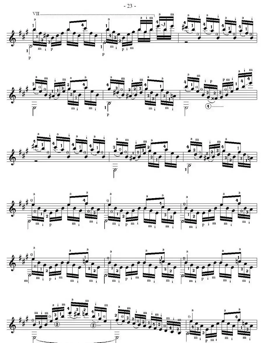 他雷加12首练习曲之12