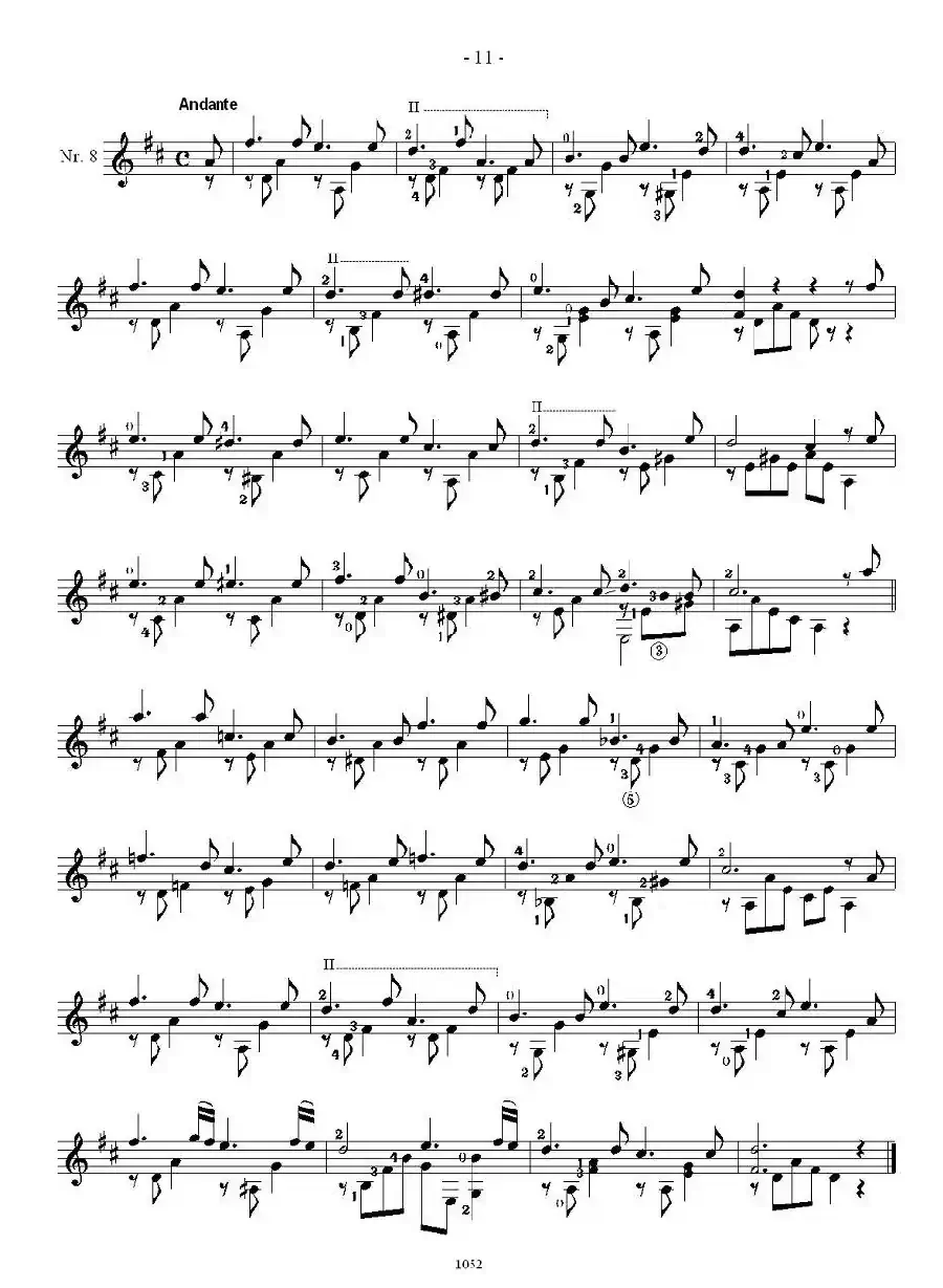 索尔·克斯特26首练习曲之6——10