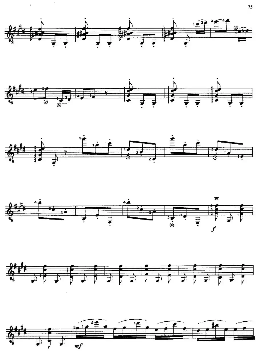 Joaquin Rodrigo Music for Guitar（罗德里戈吉他音乐P69-79（古典吉他）