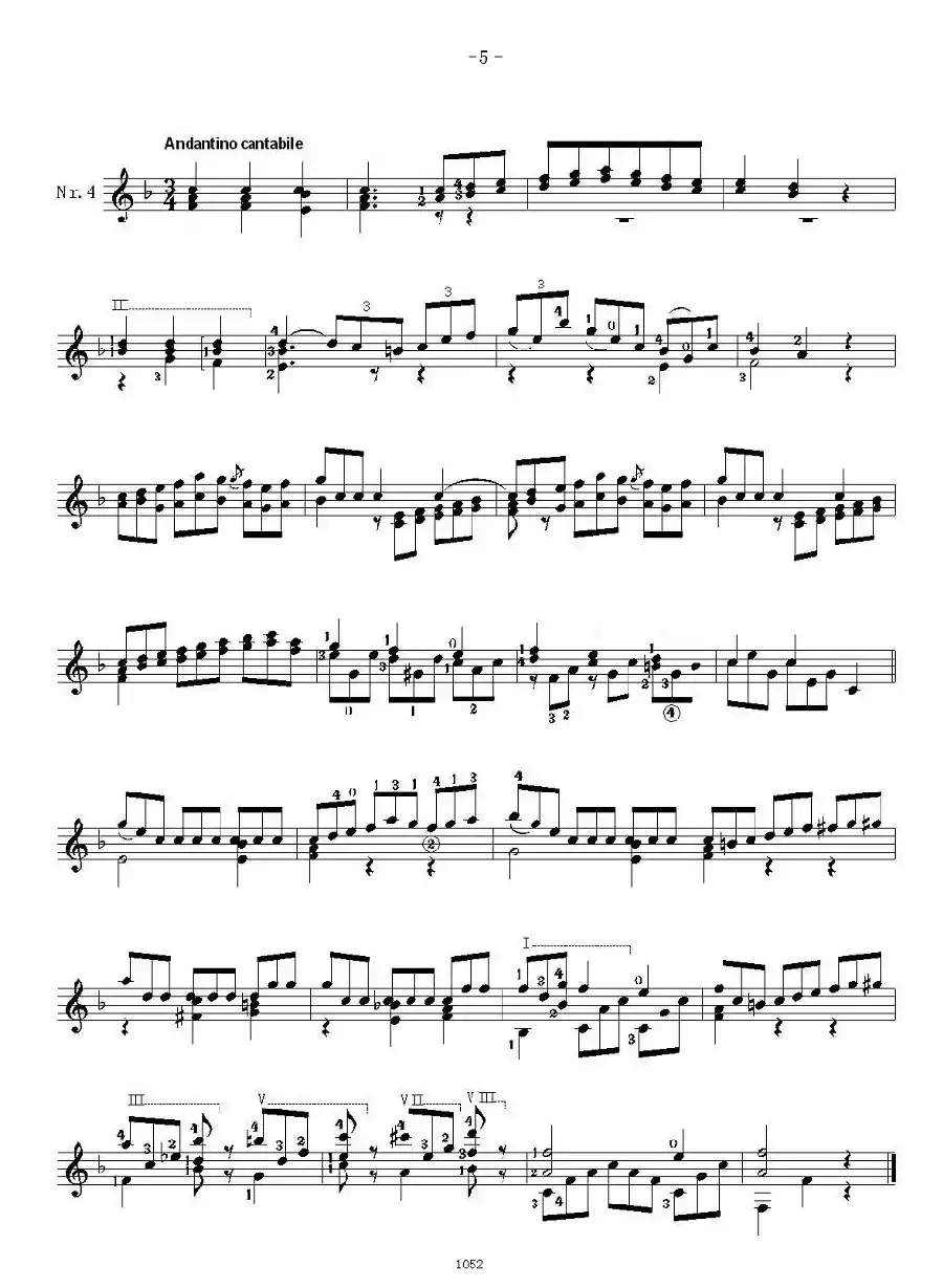 索尔·克斯特26首练习曲之1——5