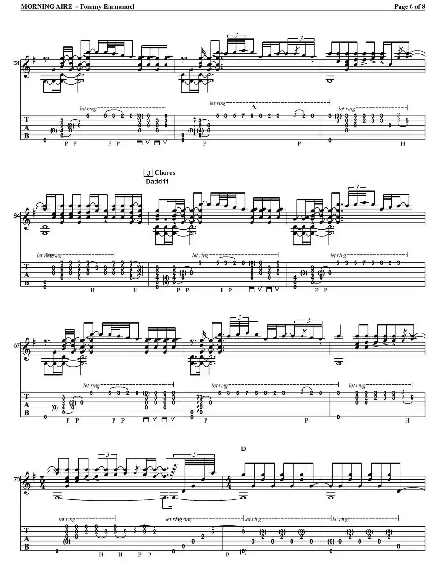 tommy emmanuel：morning aire（指弹吉他）