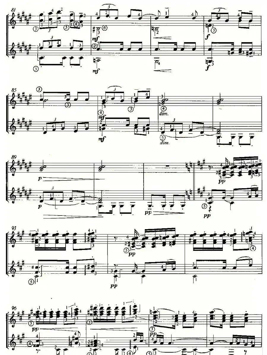 LA SOIRER DANS GRENADE（双吉他）