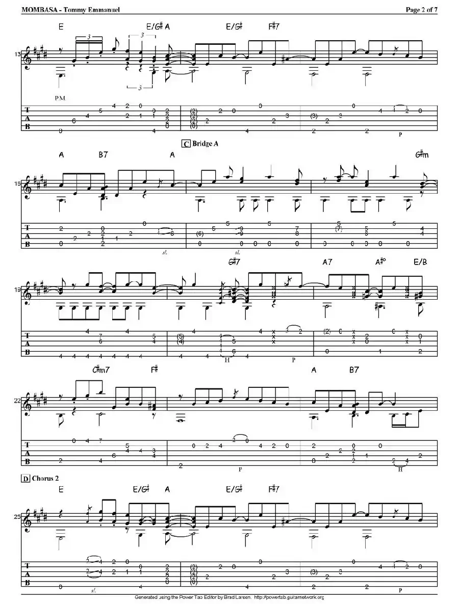 tommy emmanuel：mombasa（指弹吉他）