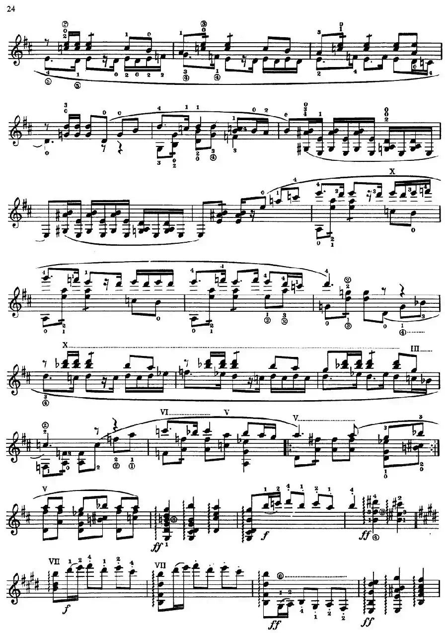 Joaquin Rodrigo Music for Guitar（罗德里戈吉他音乐P22-35）（古典吉他）