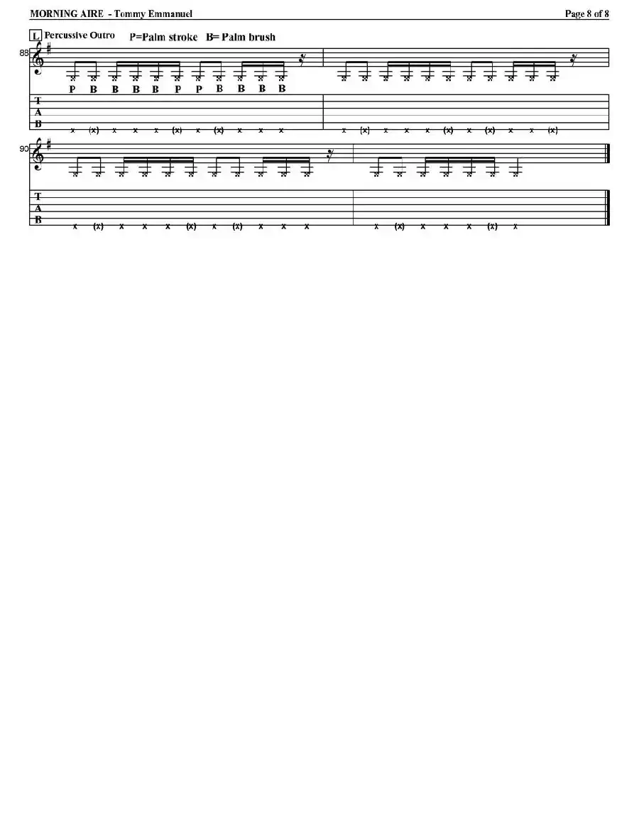 tommy emmanuel：morning aire（指弹吉他）