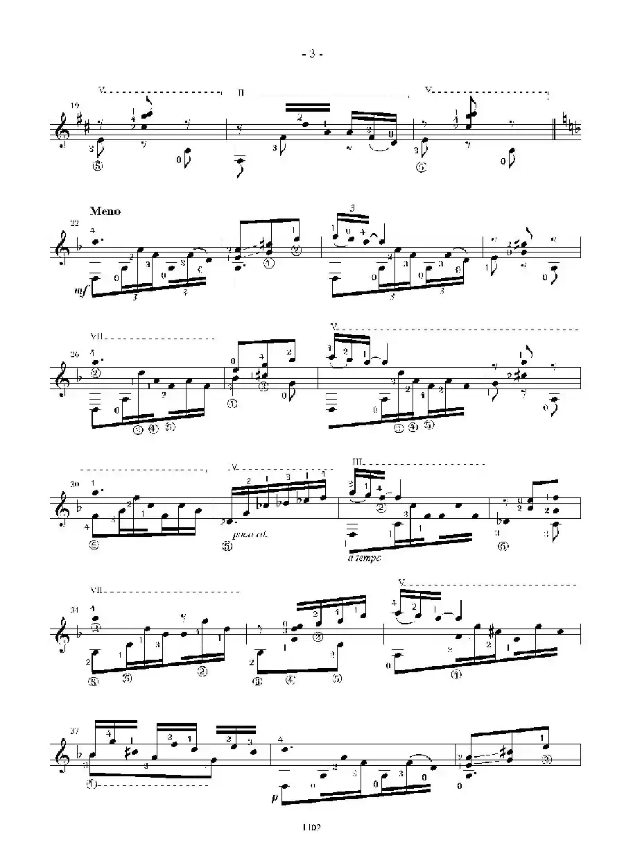Torre Bermeja(Serenata)-1（古典吉他）