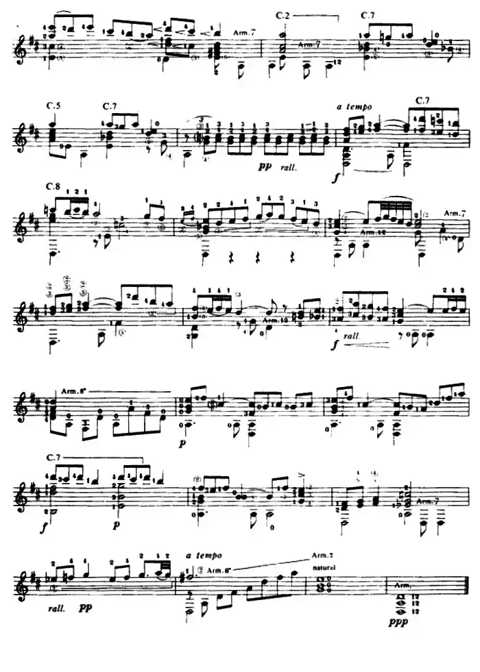 奏鸣曲·第二乐章（古典吉他）