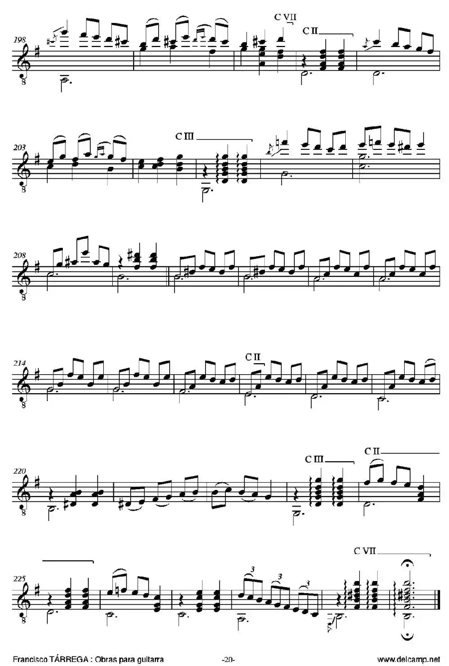 LA CARTAGENERA（古典吉他）