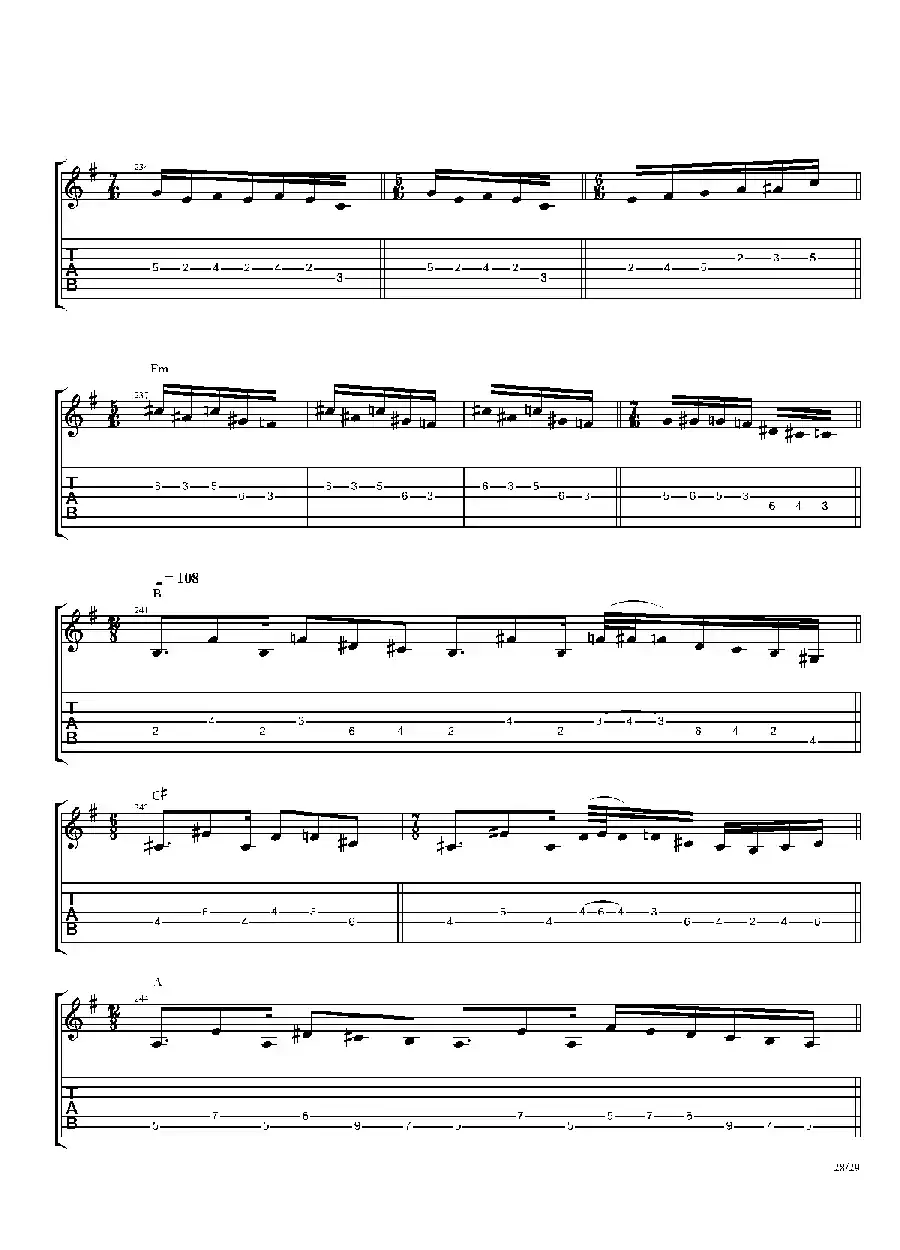 The Dance Of Eternity（吉他独奏）