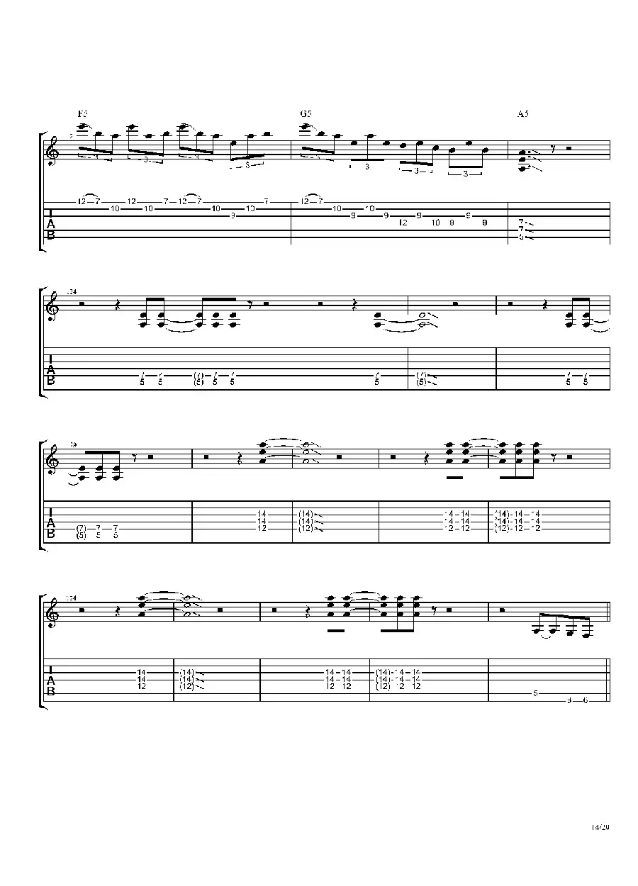 The Dance Of Eternity（吉他独奏）