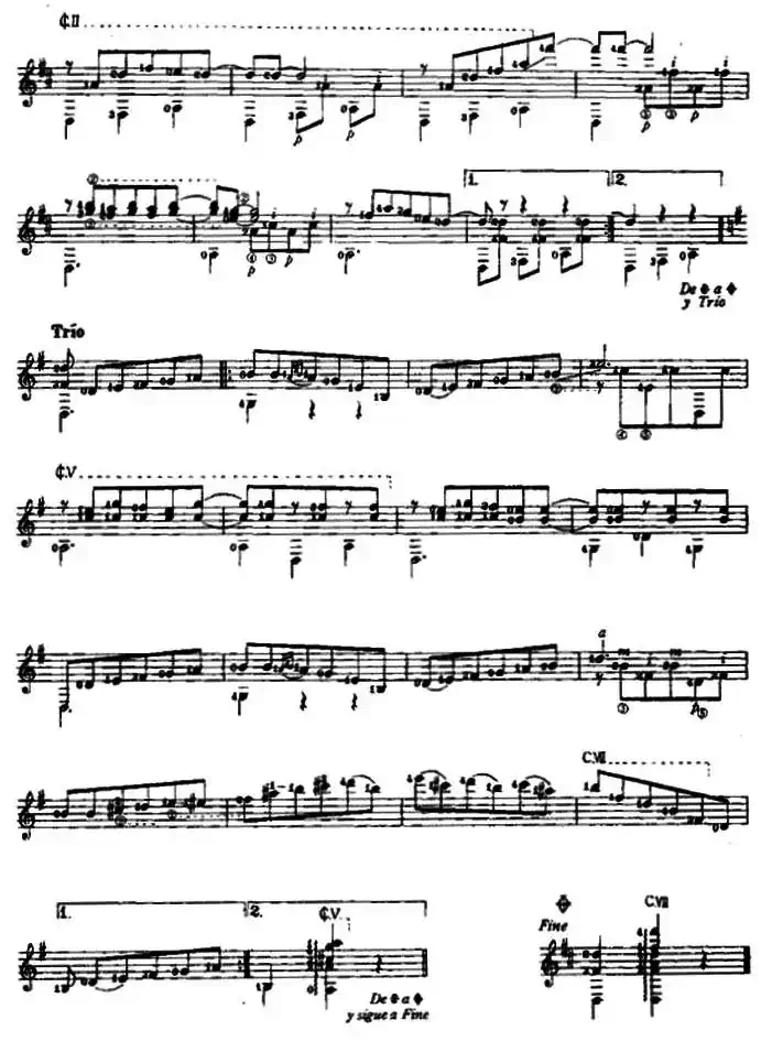 巴拉圭舞曲（古典吉他）