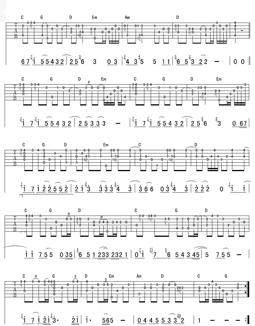 人质(指弹独奏)