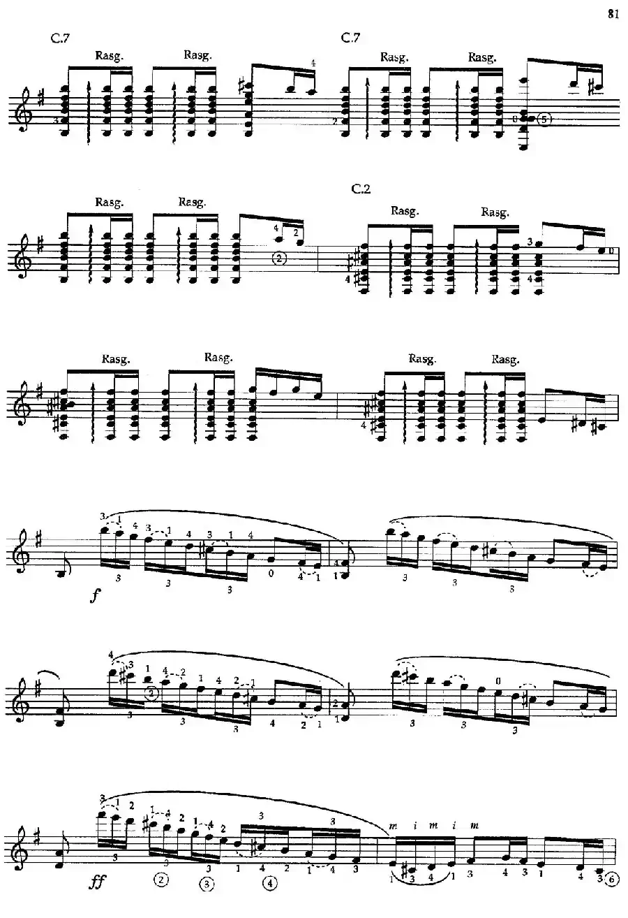 Joaquin Rodrigo Music for Guitar（罗德里戈吉他音乐P80-89（古典吉他）