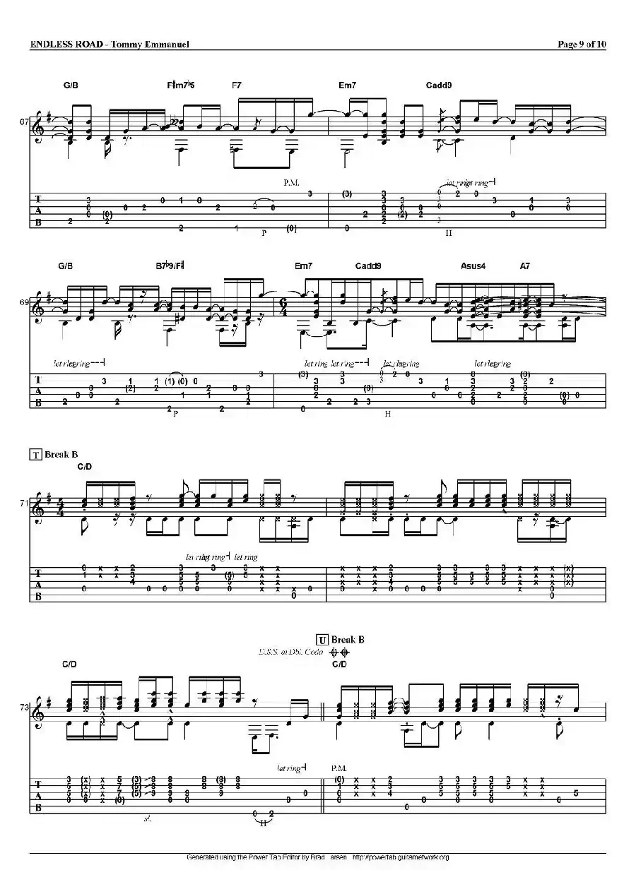 tommy emmanuel：endless road（指弹吉他）