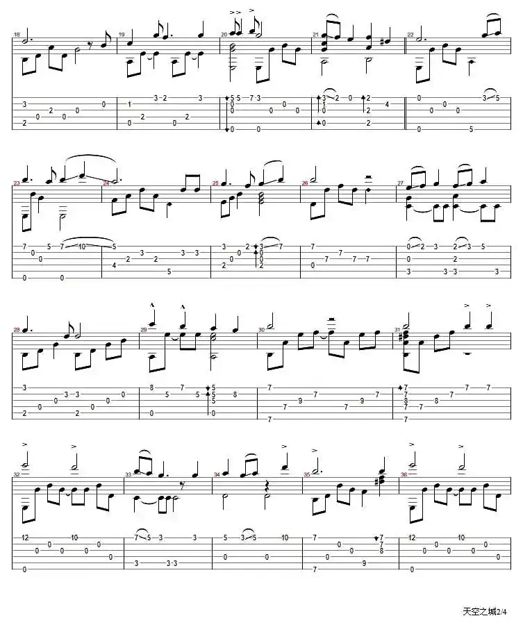 天空之城 （久石让曲、刘波编配版）