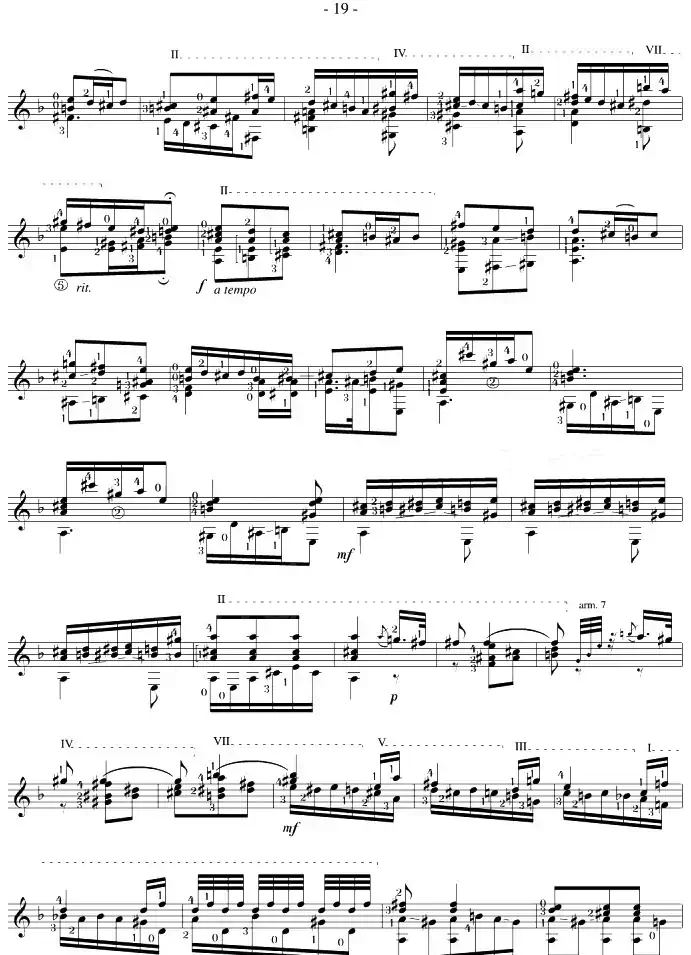 Napoleon Coste《25 Studies,Op.38》（STUDY 24）