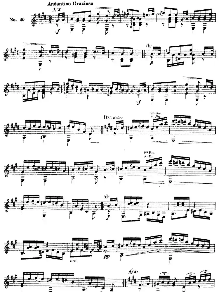 西班牙吉他独奏曲：五十首渐进练习曲