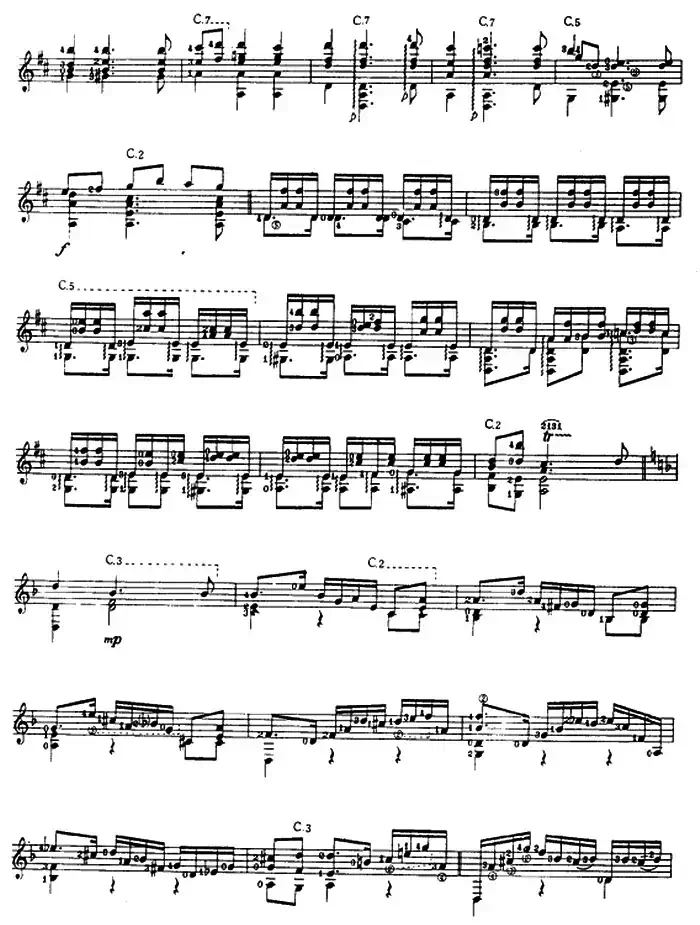 恰空舞曲（古典吉他）