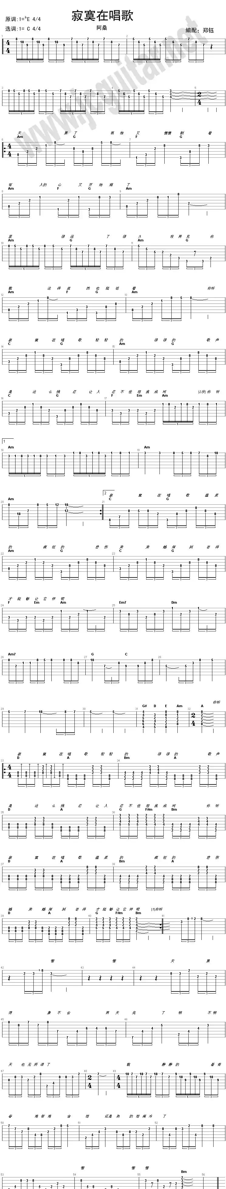寂寞在唱歌(施人诚词)