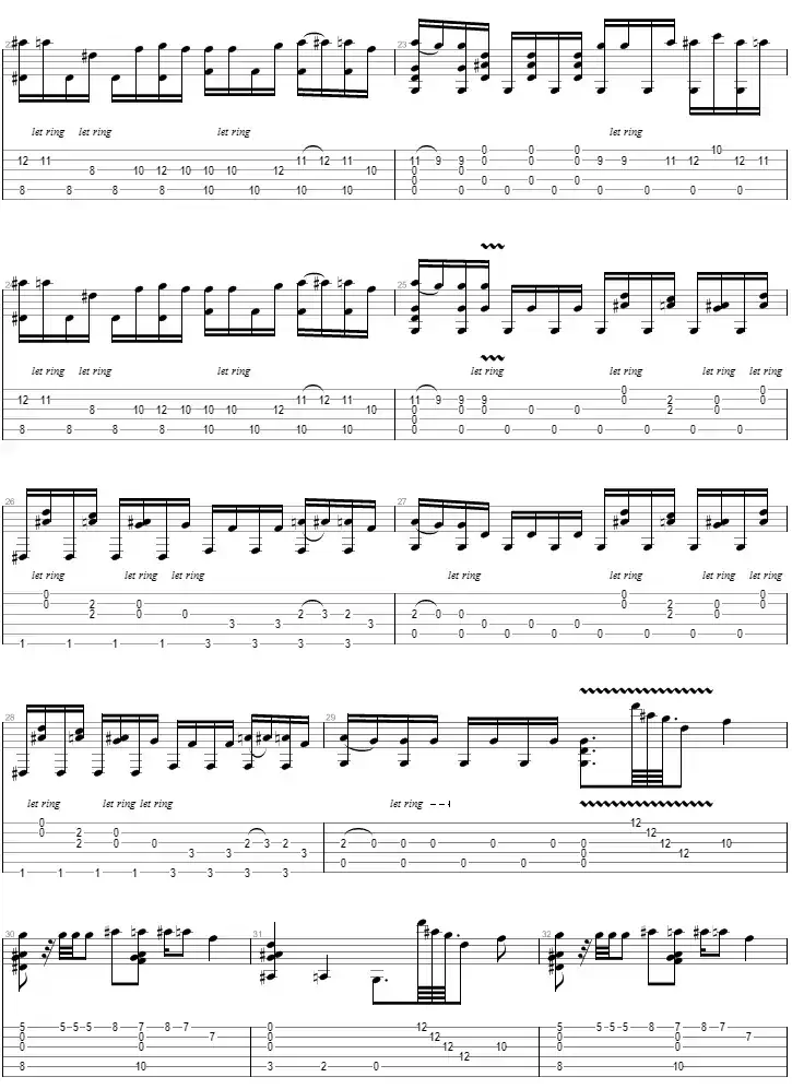 独一无二（古典吉他）