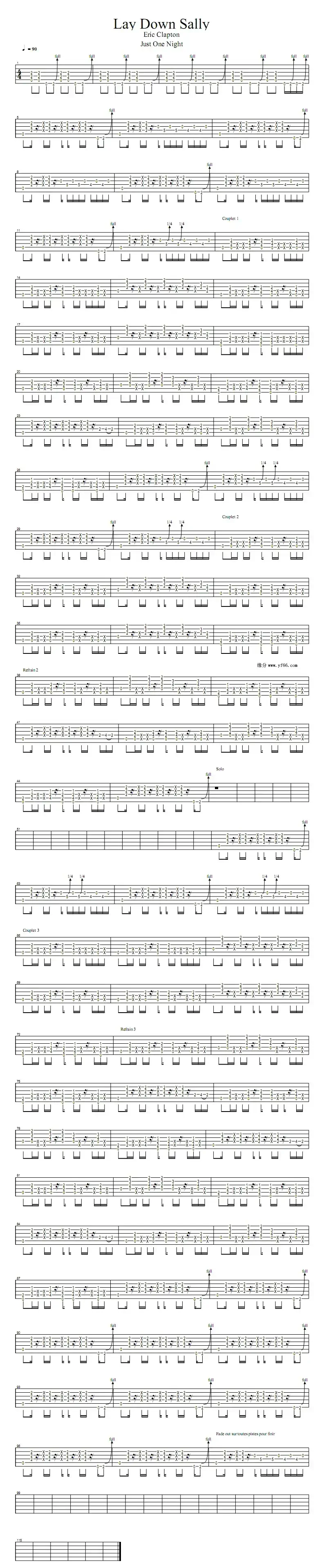 Lay down Sally