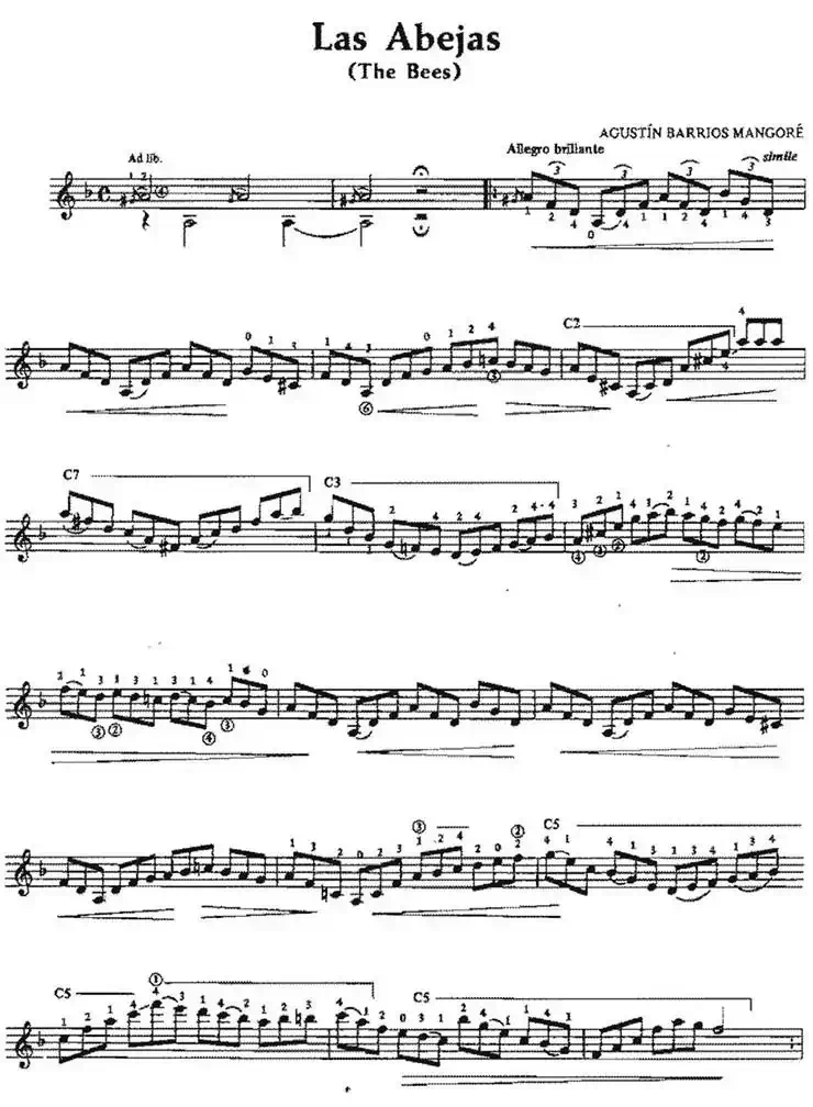Las Abejas（古典吉他）
