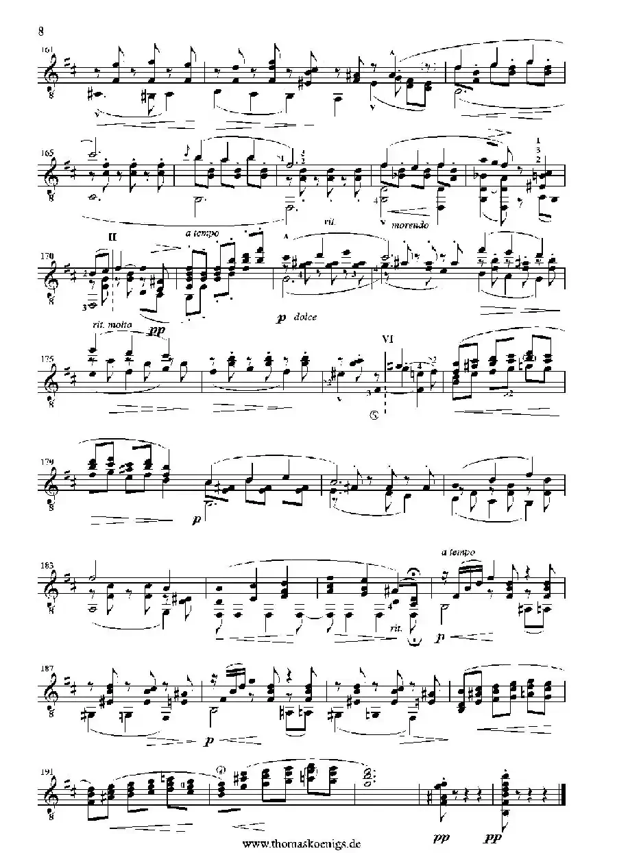 Cordoba op.232 NO.4（古典吉他）