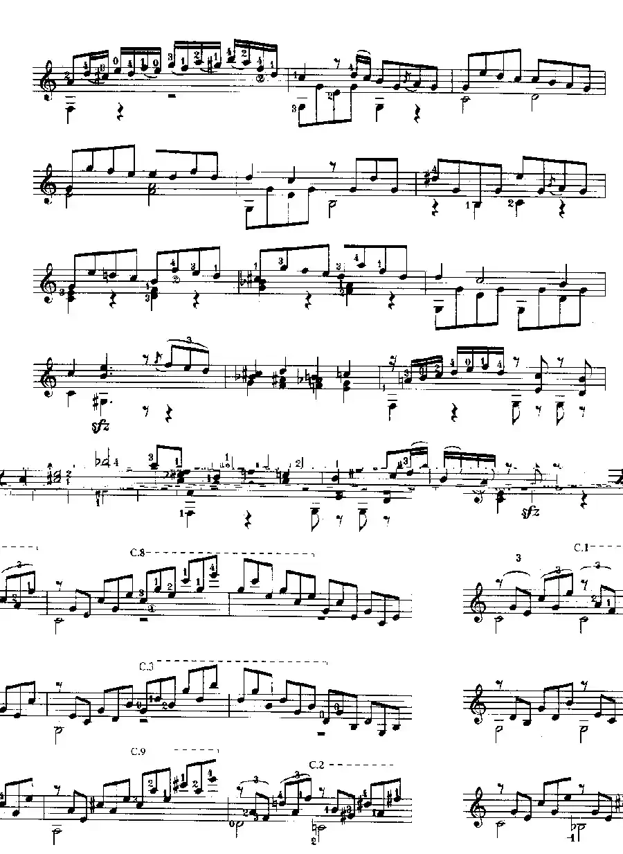 英雄大奏鸣曲（古典吉他）