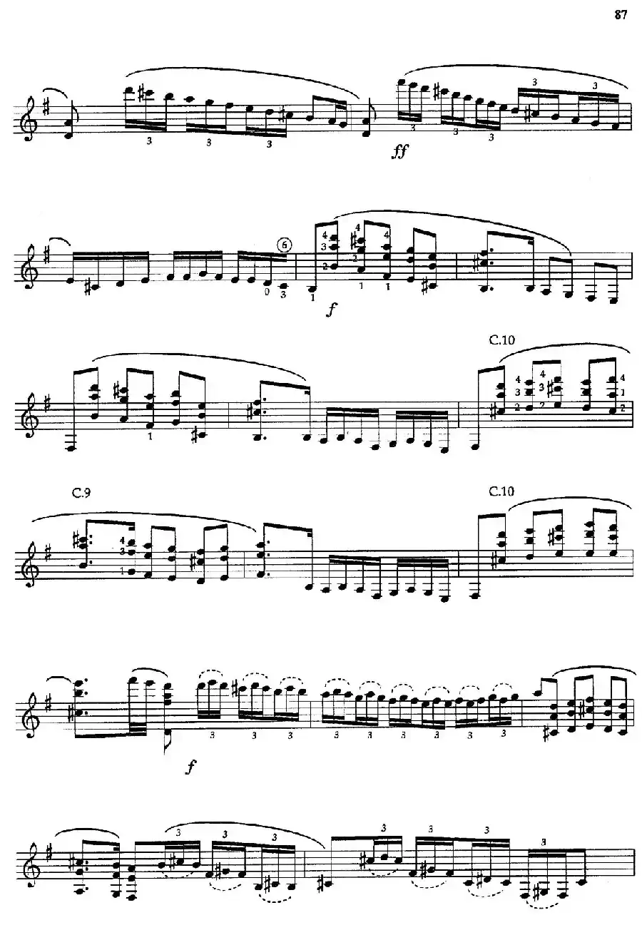 Joaquin Rodrigo Music for Guitar（罗德里戈吉他音乐P80-89（古典吉他）