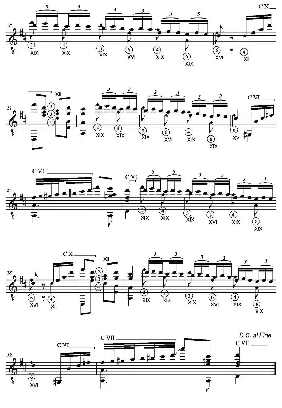 ALBORADA(Capricho)（古典吉他）