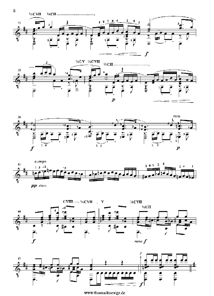 Sevilla(No.3 der Suite espanola op.47)（古典吉他）