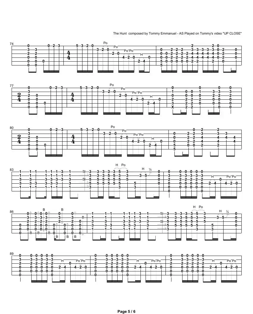 tommy emmanuel：the hunt from up close video（指弹吉它）