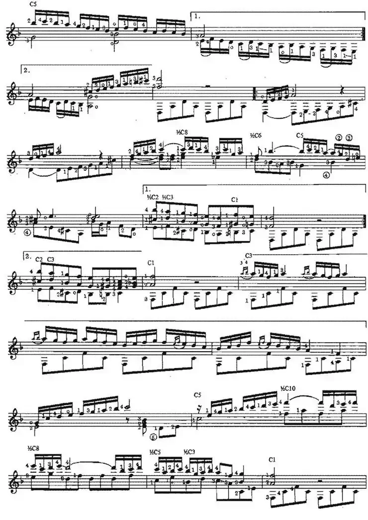 Serenata Morisca（古典吉他）