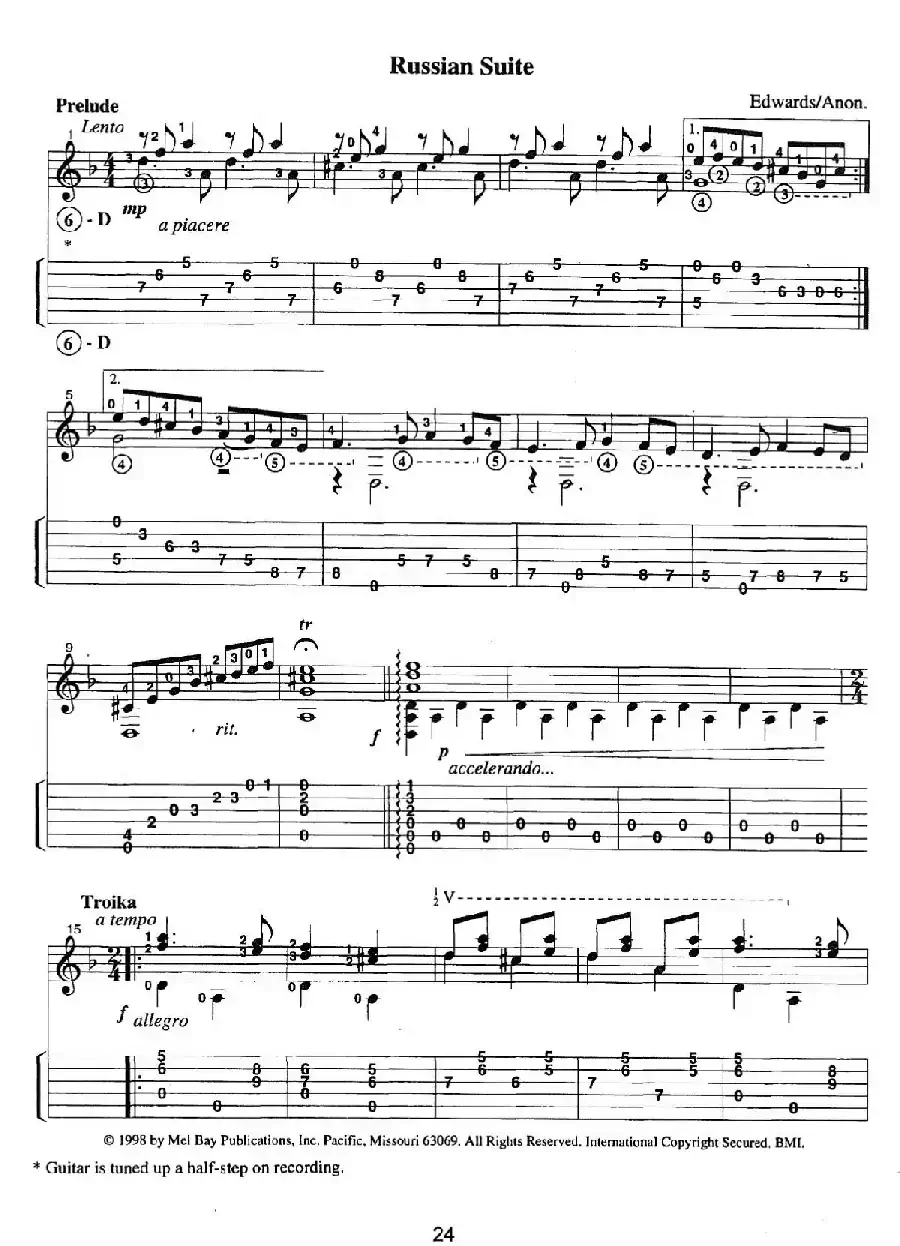 古典吉他：From the Dance（Russian Suite）