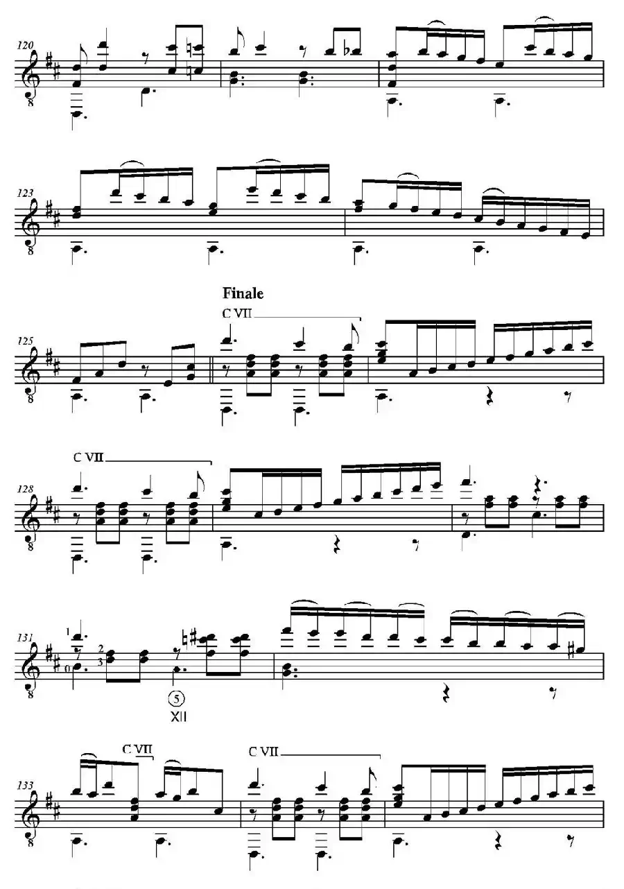 FANTASIA(Sobre motivos de la Traviata de Giuseppe Verdi)（古典吉他）