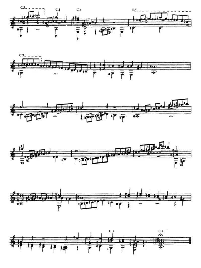 变奏曲（古典吉它）