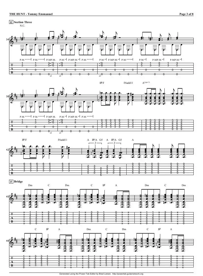 tommy emmanuel：the hunt（指弹吉它）
