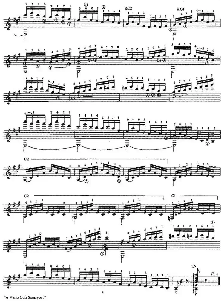 Estudio（古典吉他）