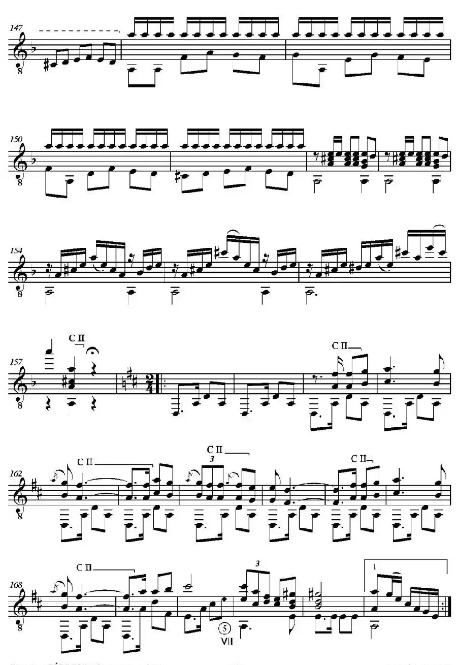 FANTASIA(Sobre motivos de la Zarzuela Marina de Juan Emilio Arrieta)（古典吉他）