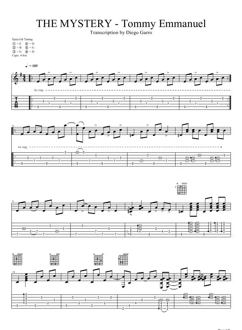 tommy emmanuel：the mystery（指弹吉它）