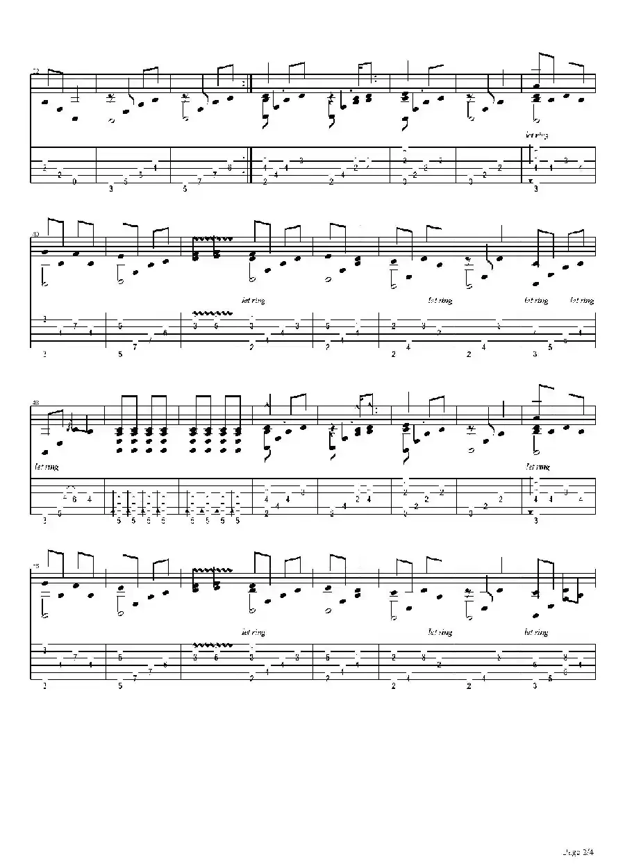 古典吉他：James Horner：Titanic