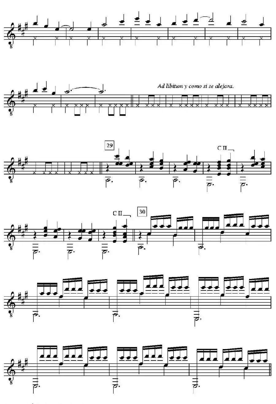 GRAN JOTA DE CONCIERTO(Arreglado sobre la Jota aragonesa de Julian Arcas)（古典吉他）