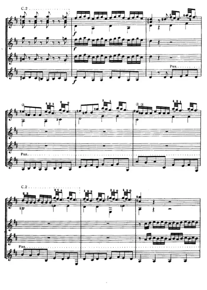 D大调协奏曲（古典吉他三重奏）