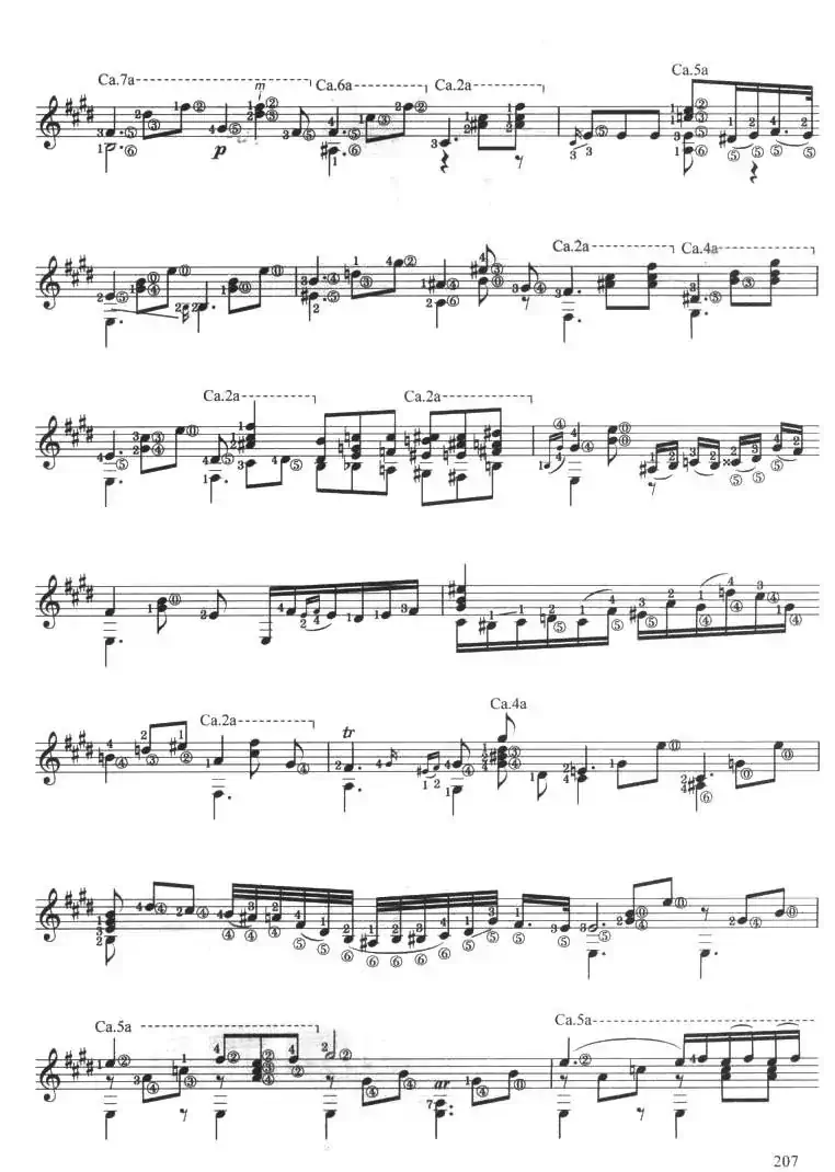 古典吉他考级十级外国乐曲A组（2、夜曲）