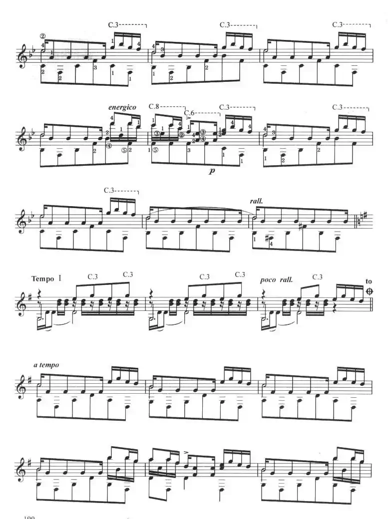古典吉他考级九级外国乐曲B组（3、西班牙舞曲 No10）