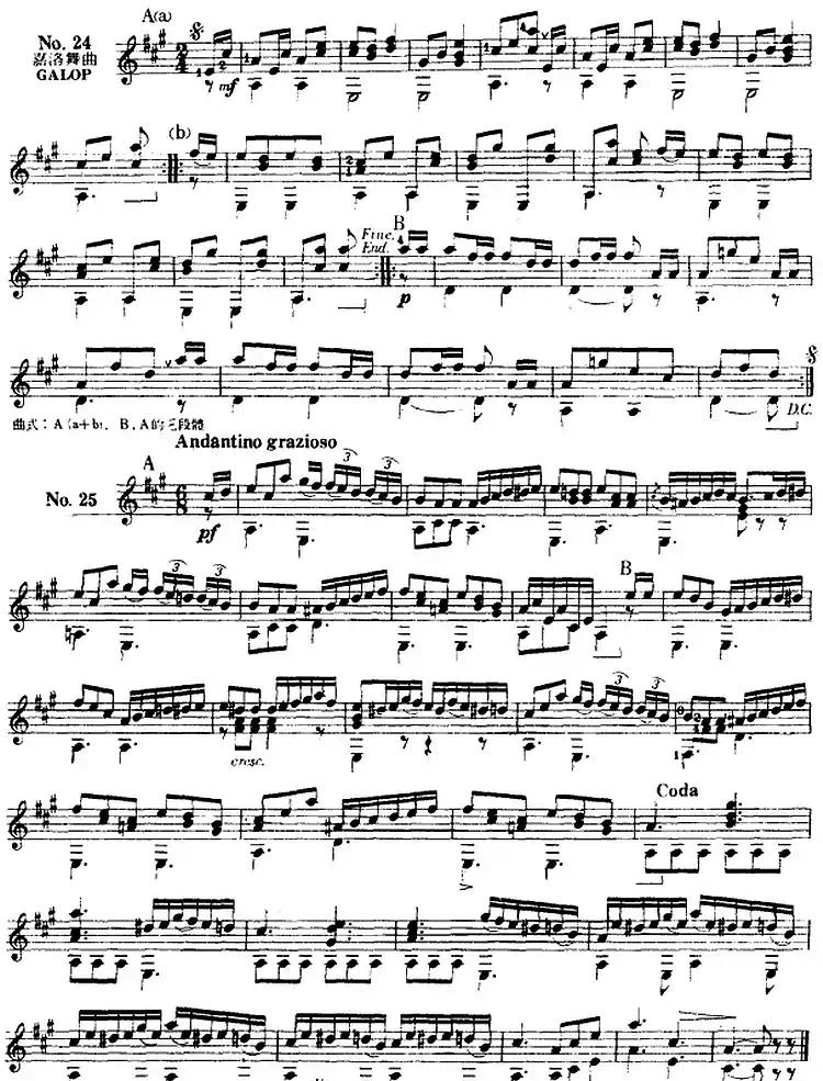 西班牙吉他独奏曲：五十首渐进练习曲