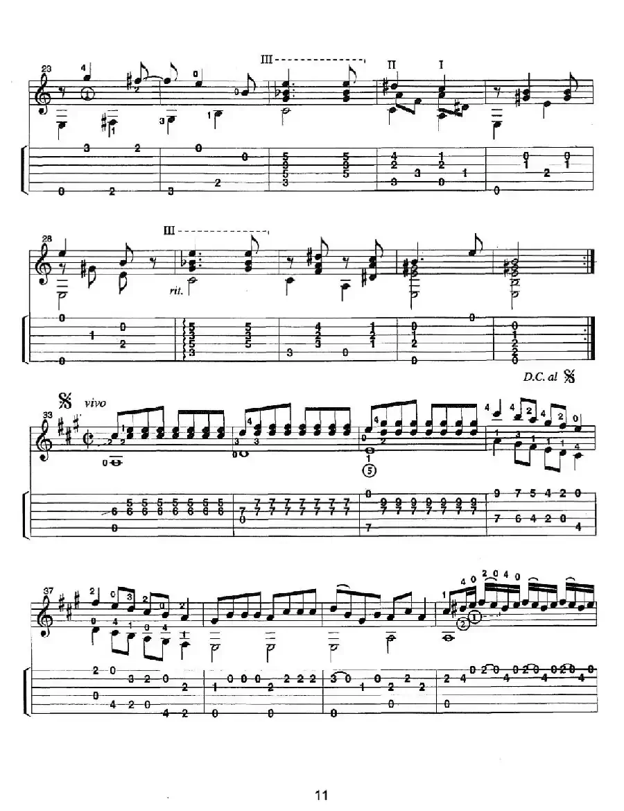 古典吉他：From the Dance（Hungarian Dance No.2）